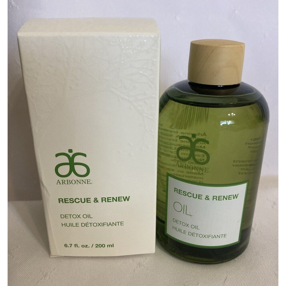 Arbonne Rescue & Renew Detox Oil 6.7fl Oz / 200ml NIB